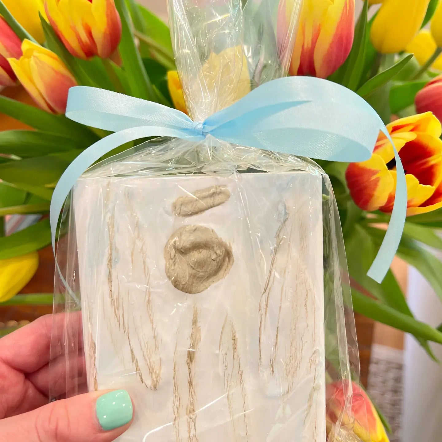 Angel Painted Block