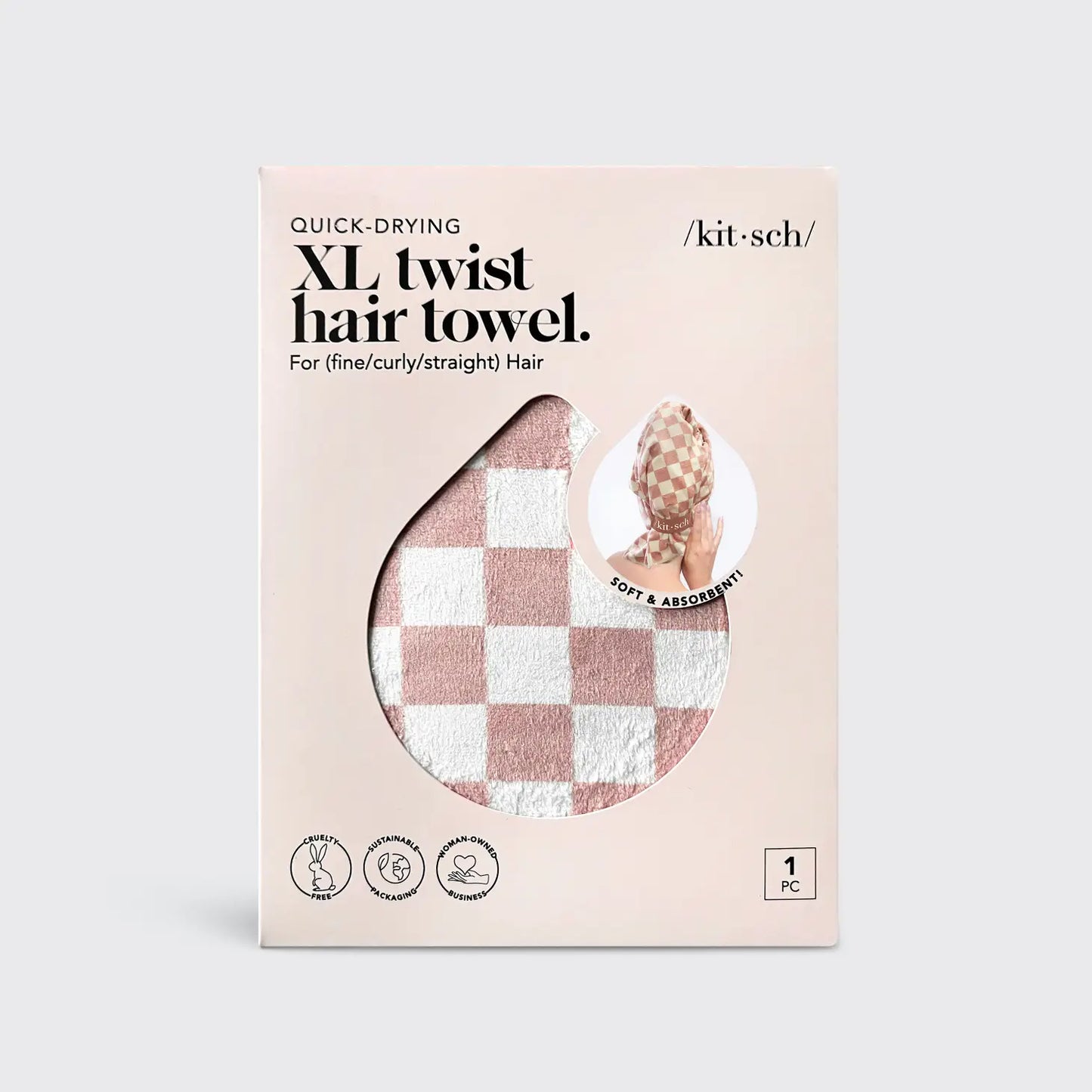 XL Quick-Dry Hair Towel Wrap