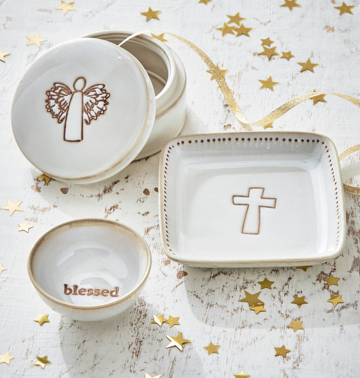 Angel Trinket Dish w/Lid