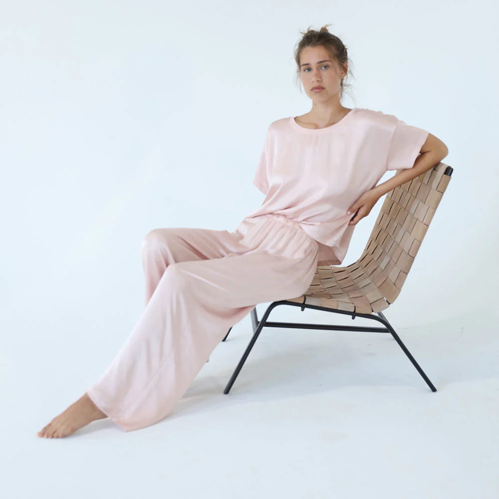 Mo-Crop Satin Pant