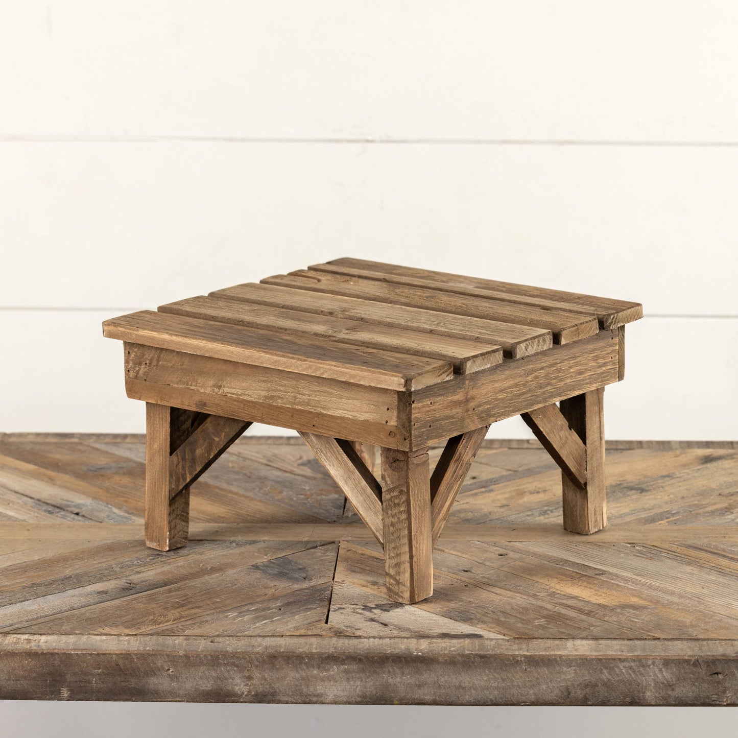 12" Wood Plank Riser