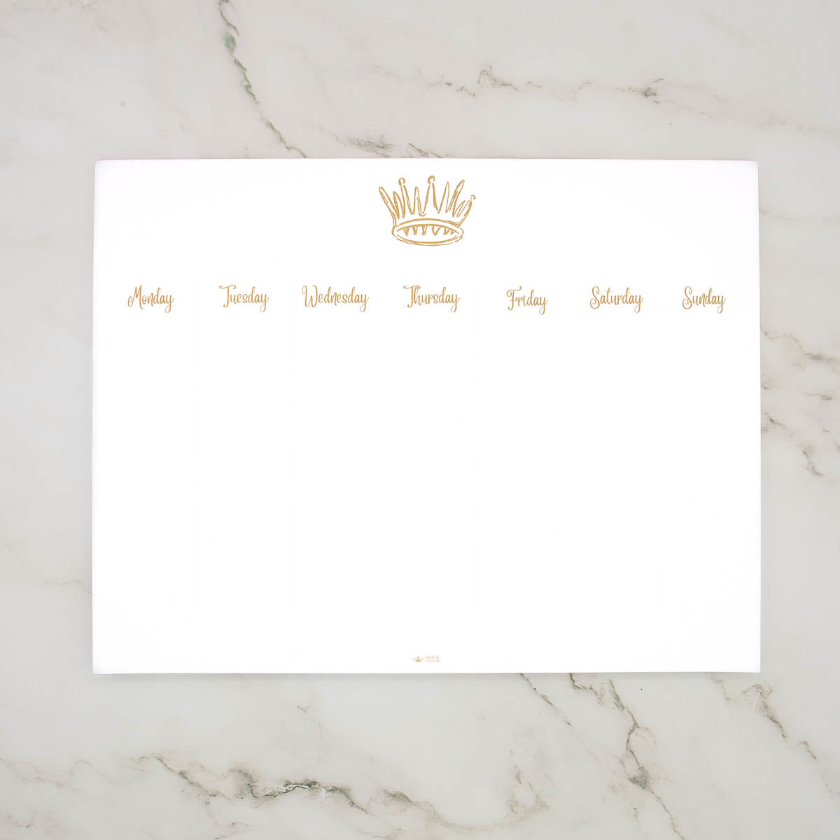 Crown Weekly Planner