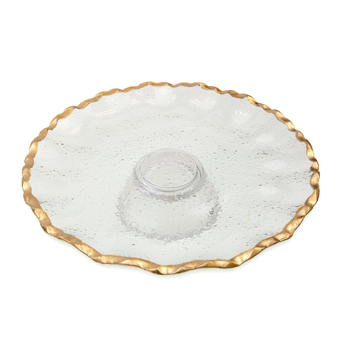 Triomphe Gold Rim Cake Stand