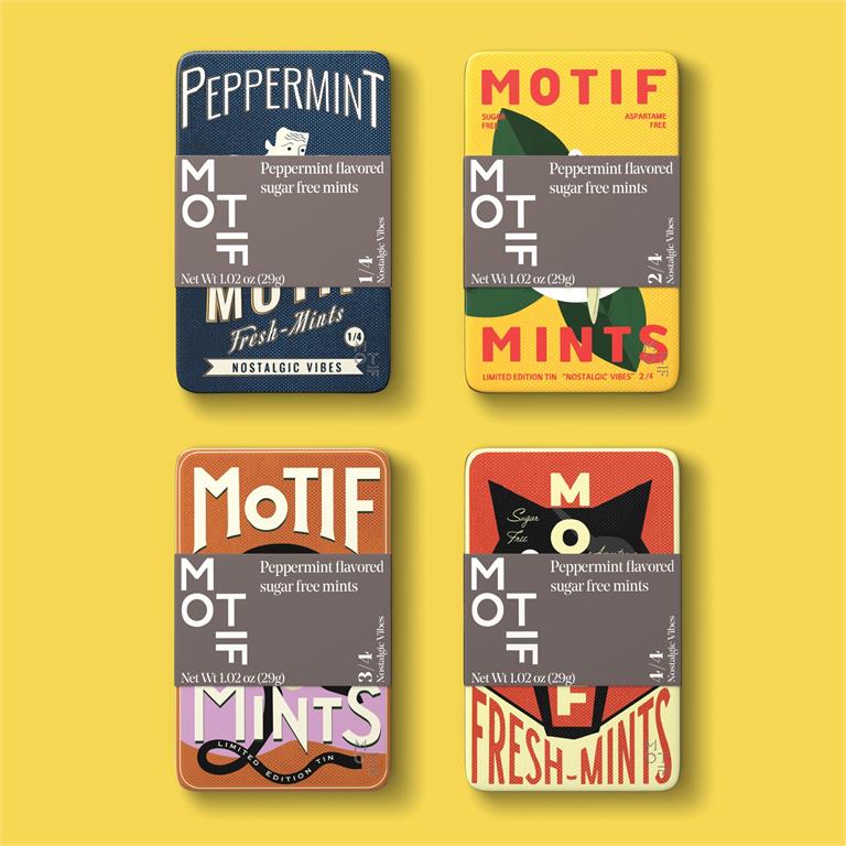 Motif Nostalgic Vibes Mints