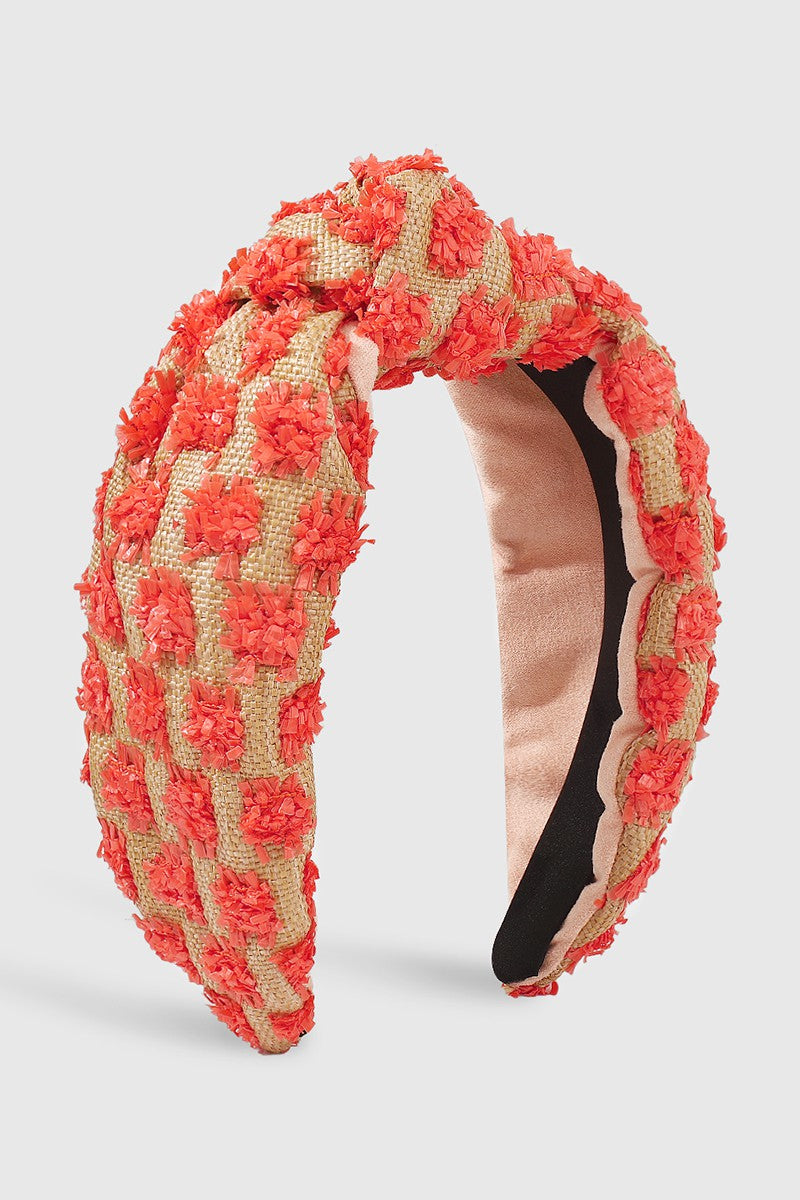 Straw Top Knot Headband