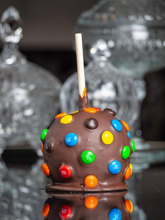 M&M Chocolate Caramel Apple