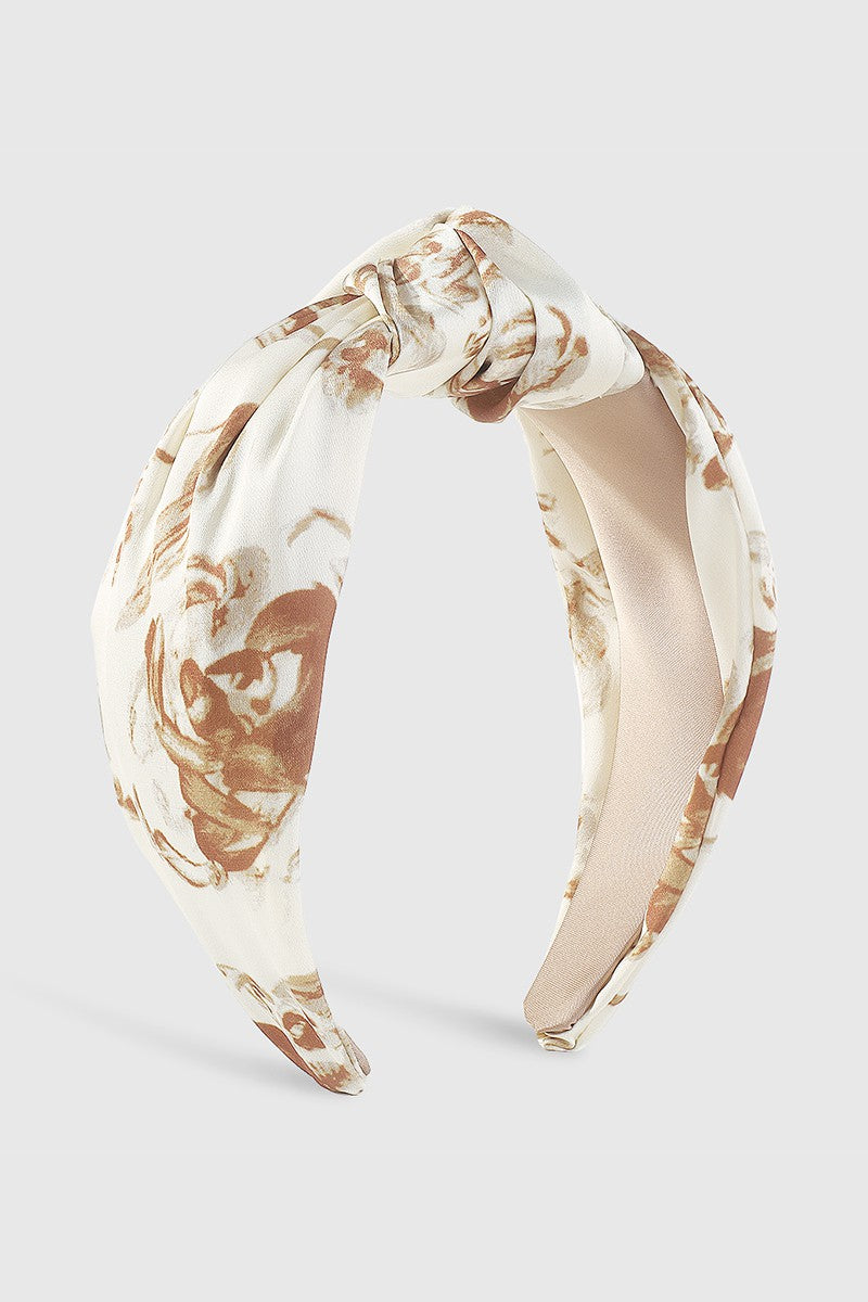 Watercolor Top Knot Headband