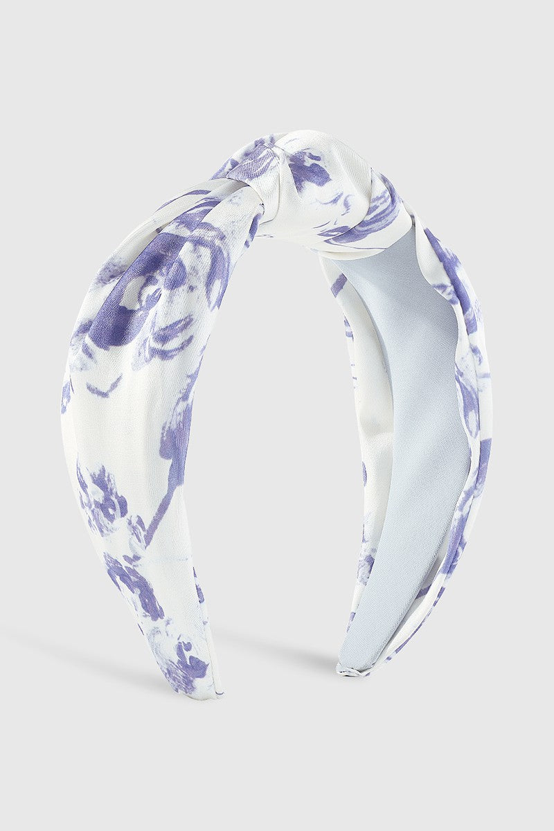 Watercolor Top Knot Headband