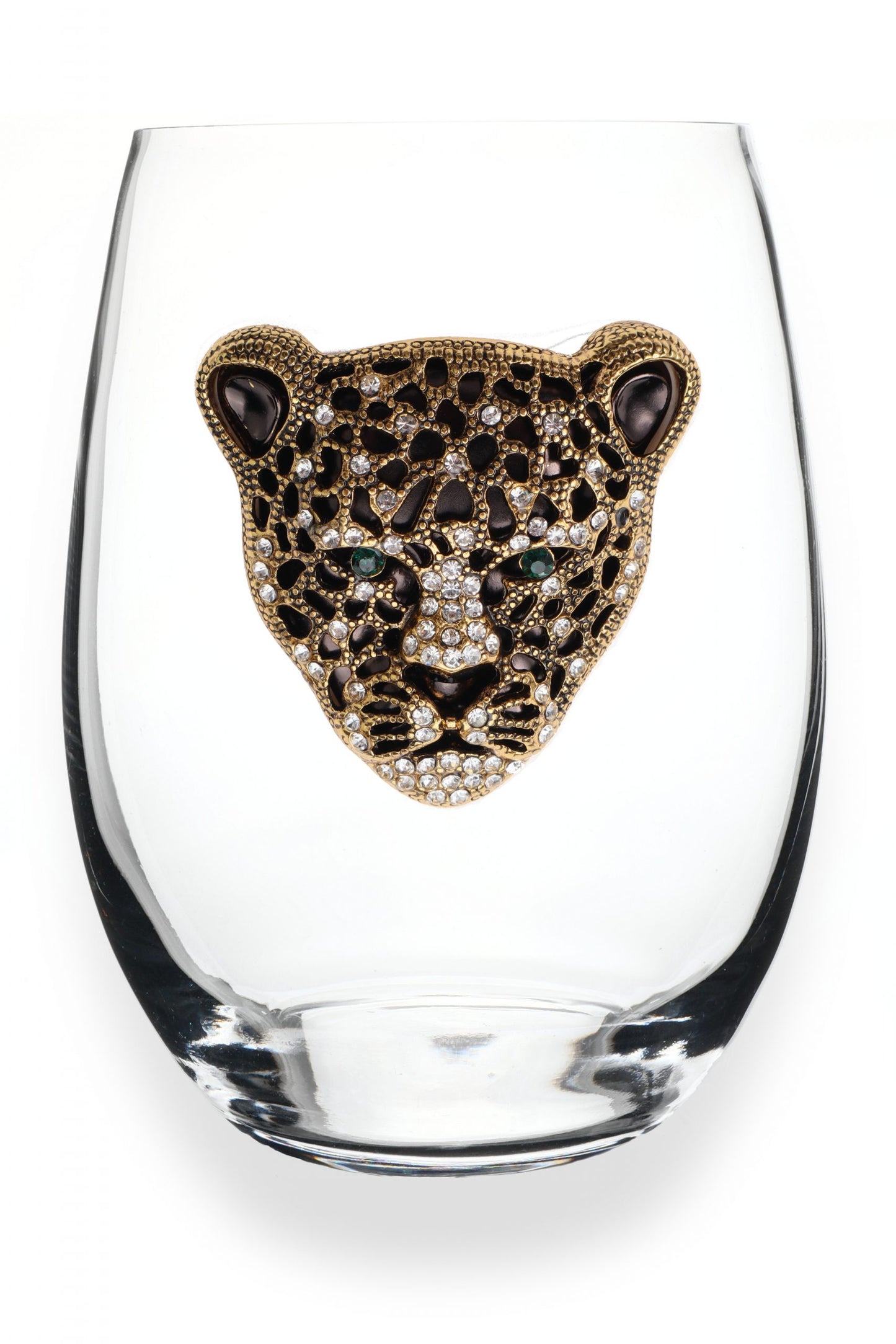 Jeweled Stemless Wine Glass