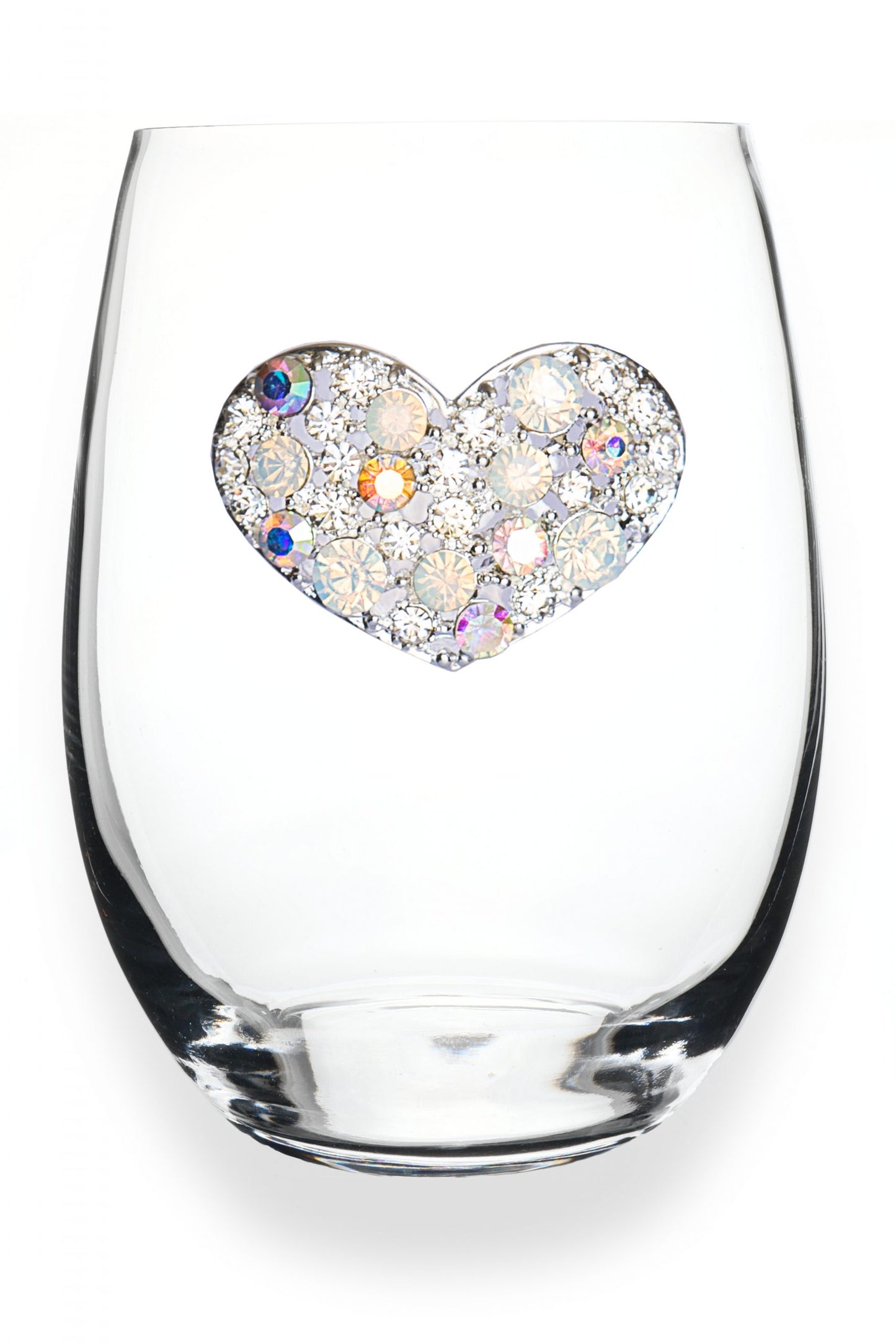 Jeweled Stemless Wine Glass