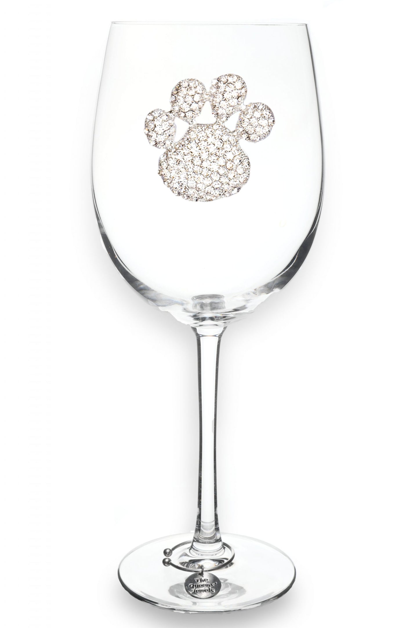 Jeweled Stemmed Wine Glass TQJ
