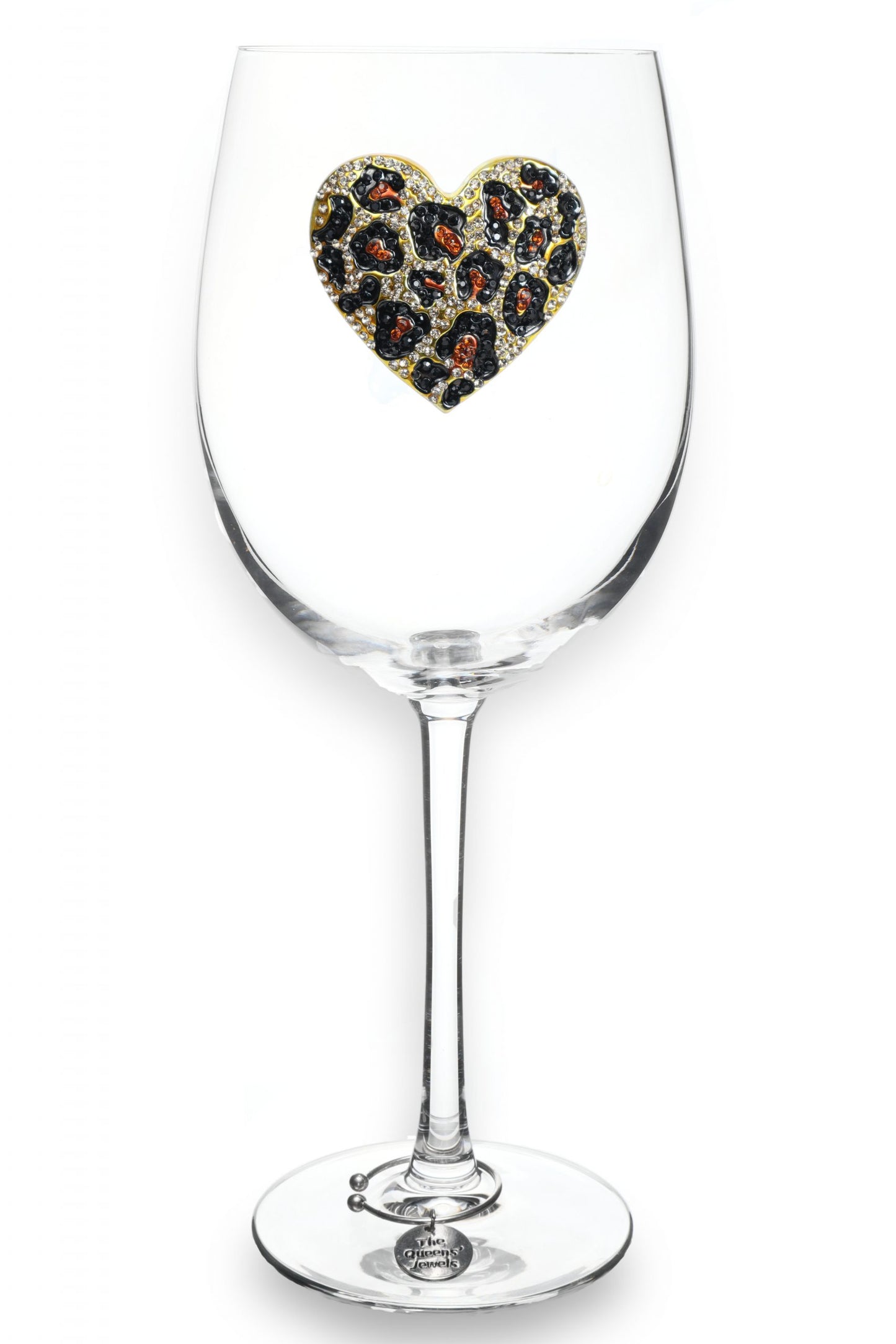 Jeweled Stemmed Wine Glass TQJ
