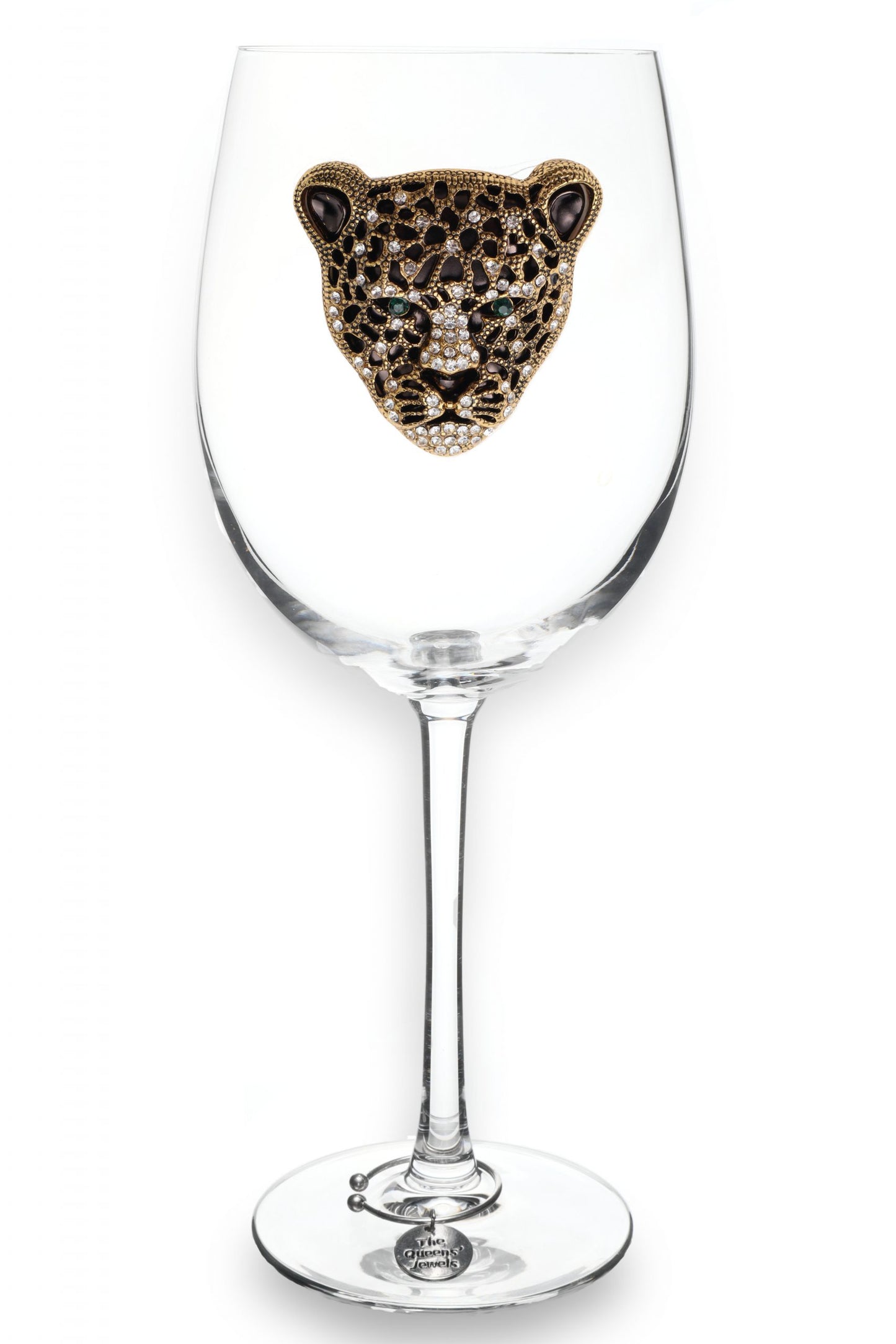 Jeweled Stemmed Wine Glass TQJ