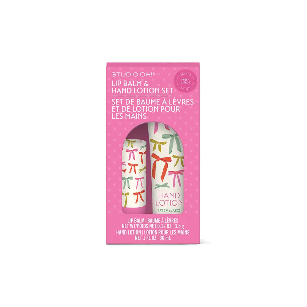 Put a Bow on It Lip Balm & Lotion Set