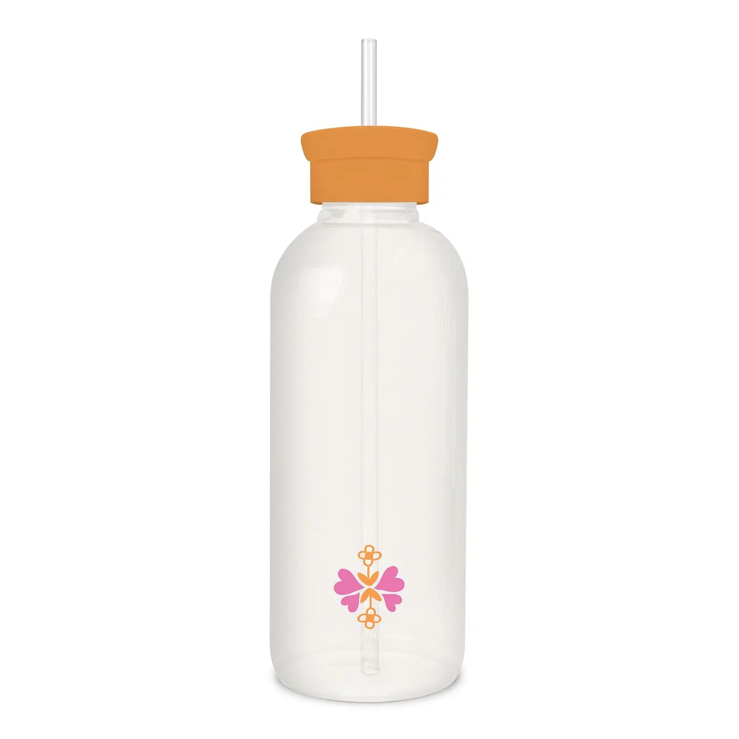 Lucky Card Glass Water Bottle