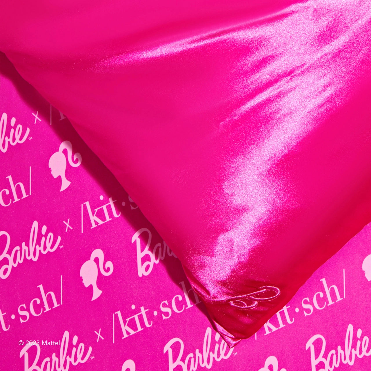 Barbie x Kitsch Satin Pillowcase