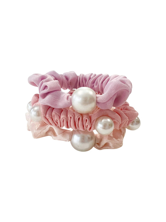 Stella Small Pearl Scrunchie