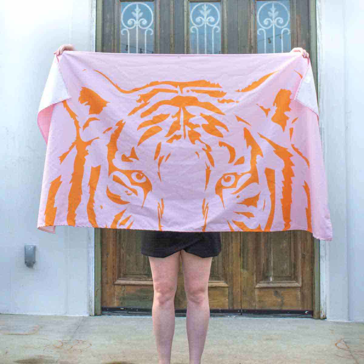 Eye of the Tiger Beach Towel