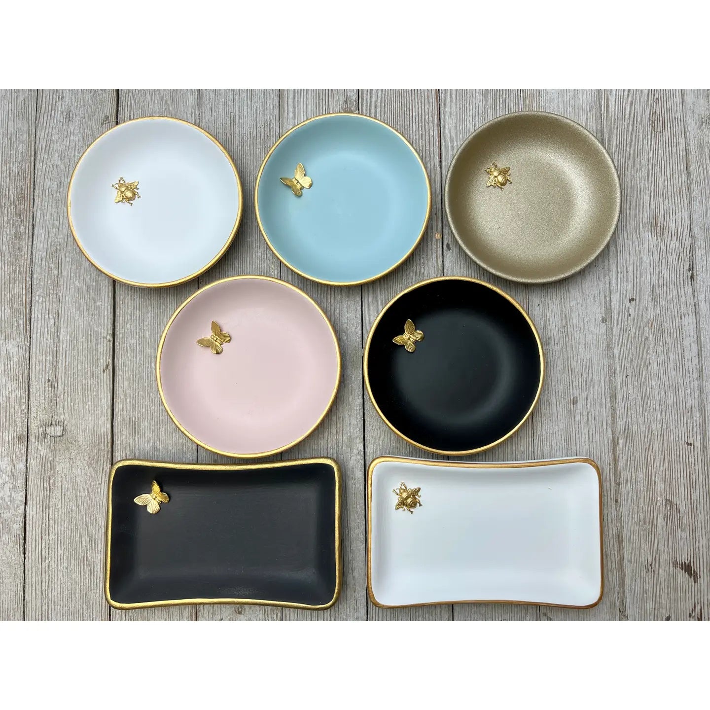 Gold Accent Jewelry Dish