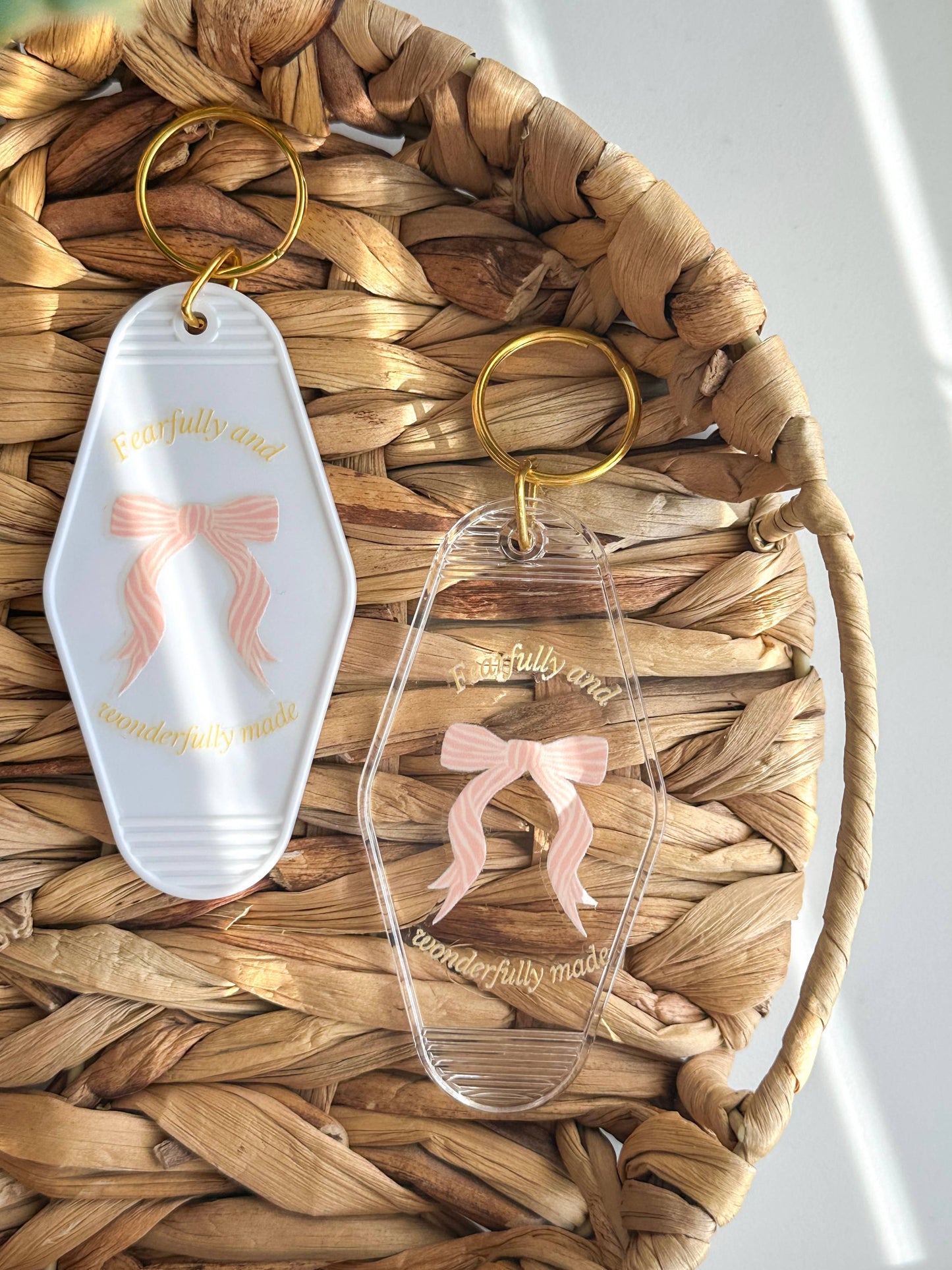 "Fearfully and Wonderfully Made" Keychain