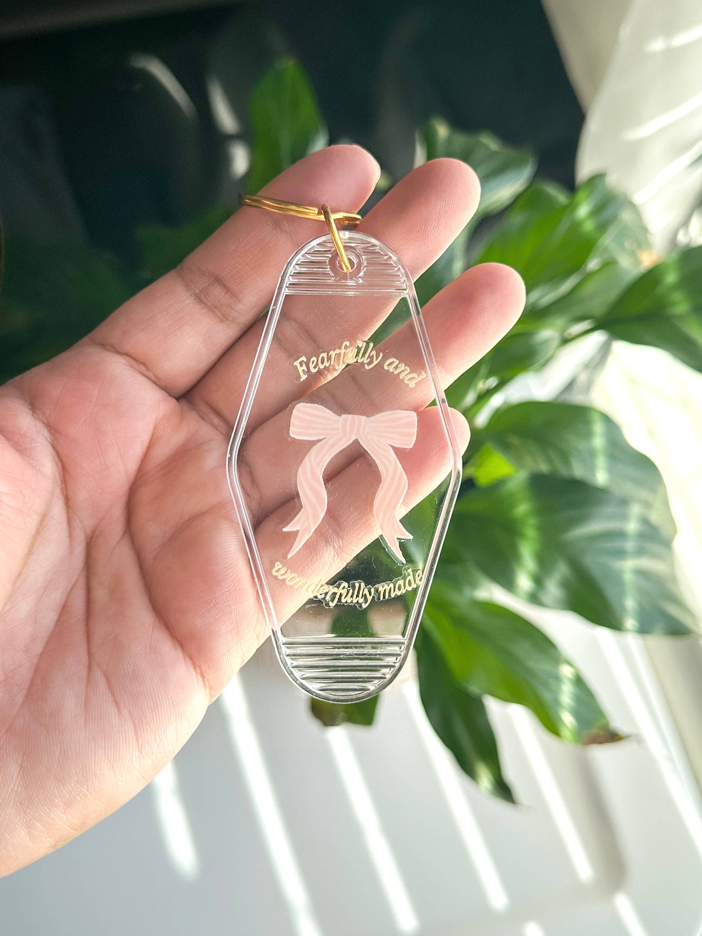 "Fearfully and Wonderfully Made" Keychain