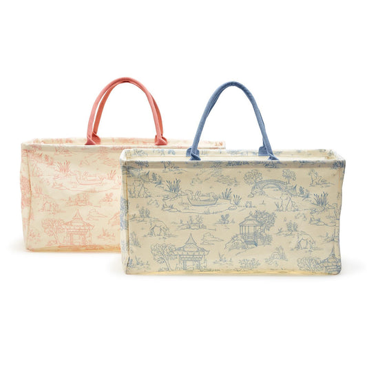 Toile Hamper/Storage Bag