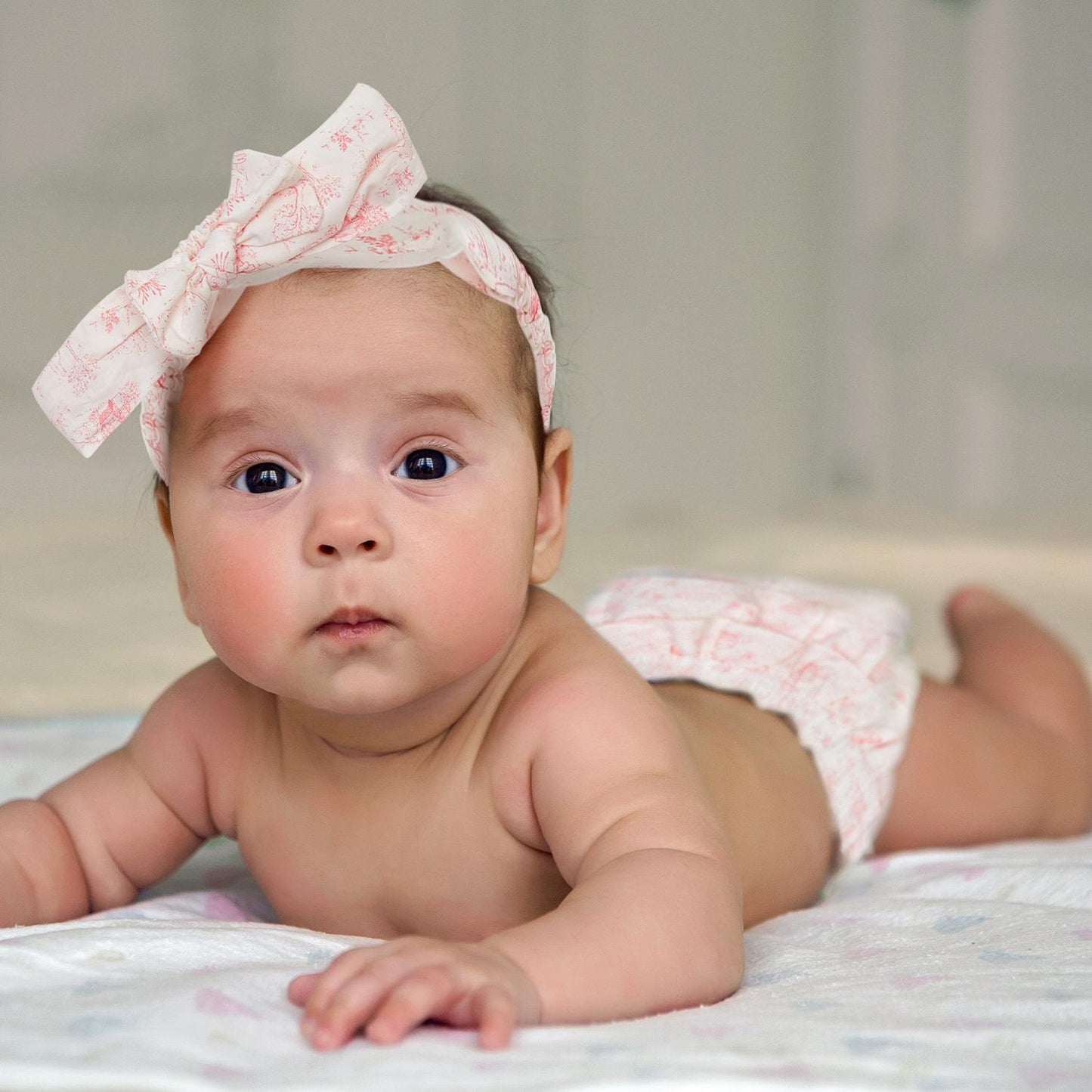 Ruffled Diaper Cover & Headband Set