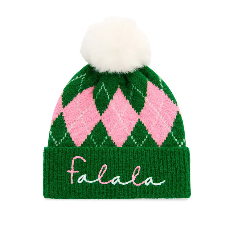 Fa La La Argyle Beanie