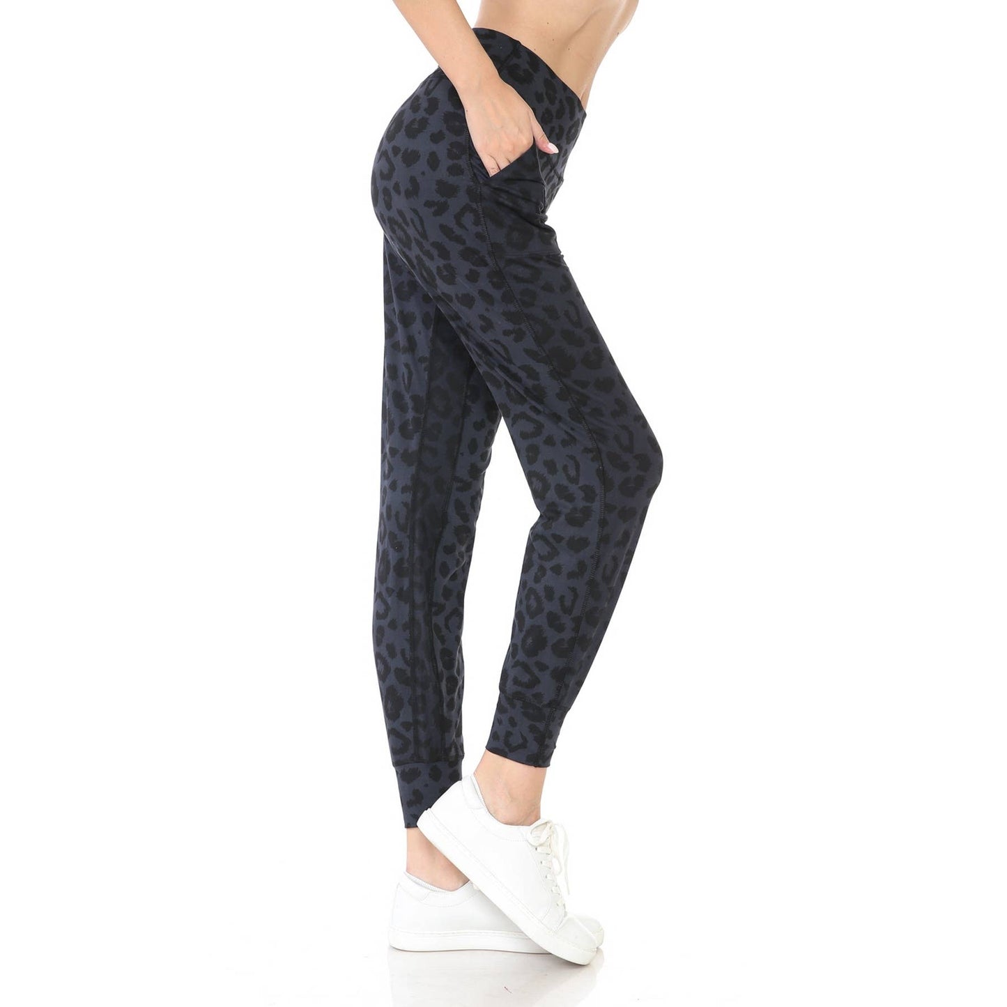 Cozy Leopard Joggers