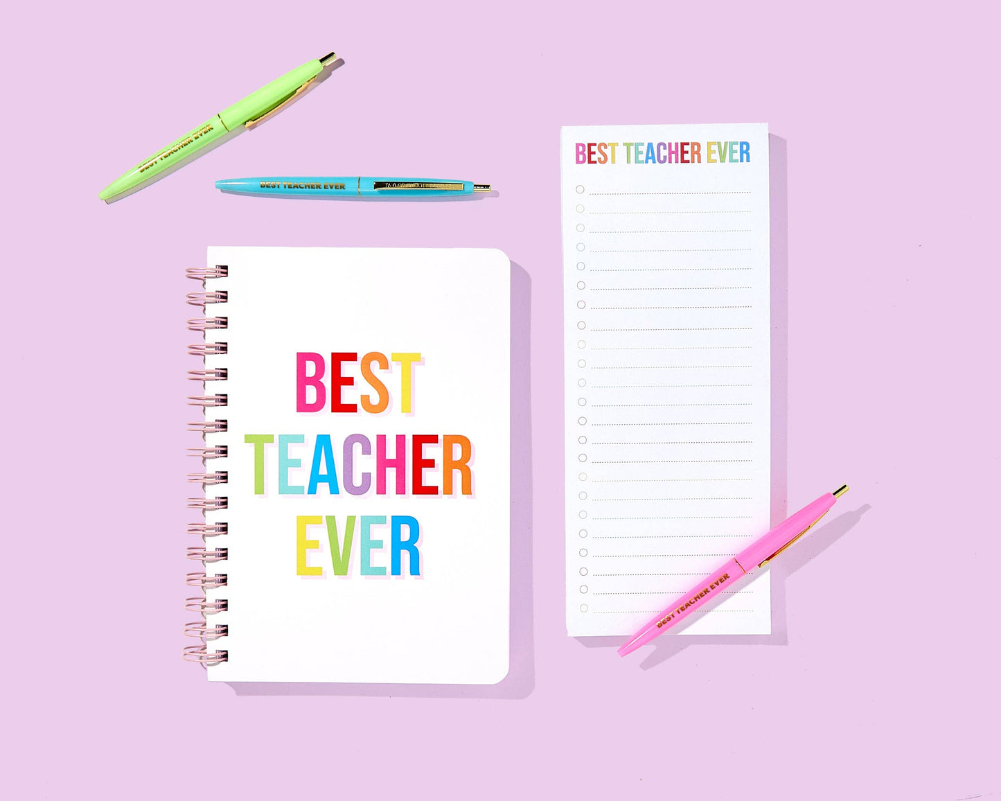 "Best Teacher Ever" Motivational Pen Set