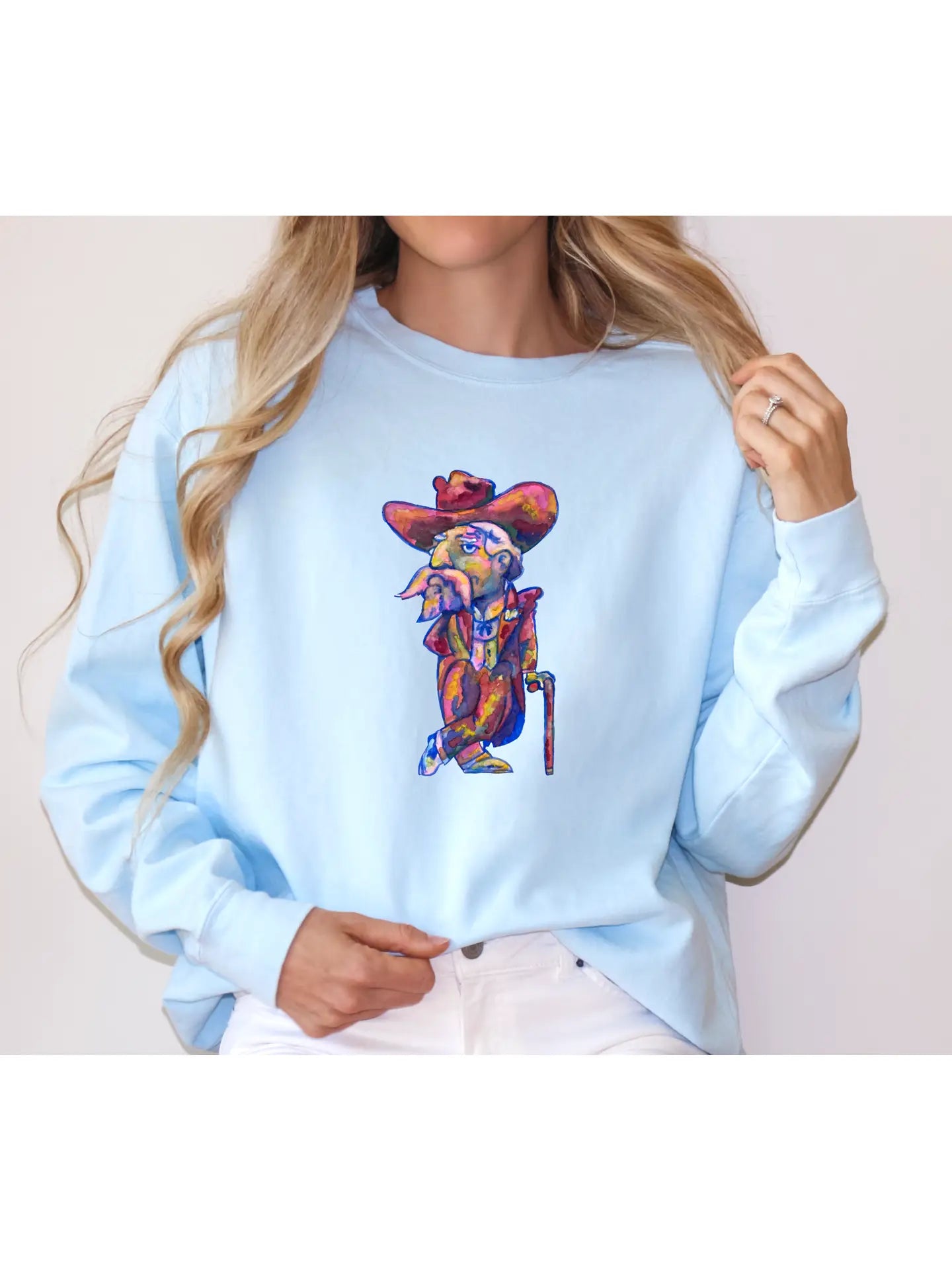 Watercolor Ole Miss Crewneck