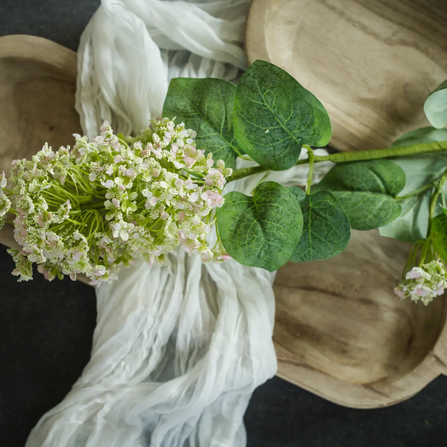 29" Pale Pink Cone Hydrangea Spray