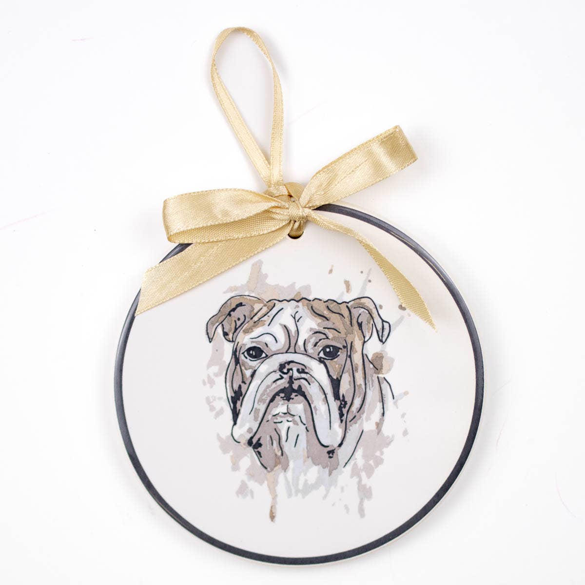 Bulldog Love Ornament