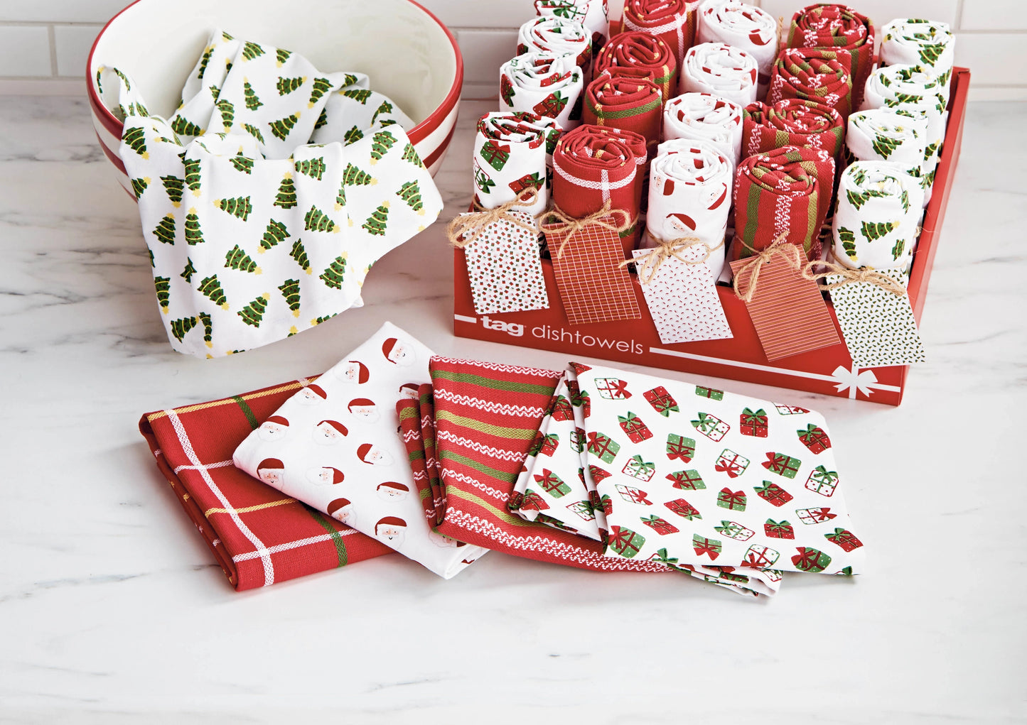 Christmas Holiday Cheer Dishtowel