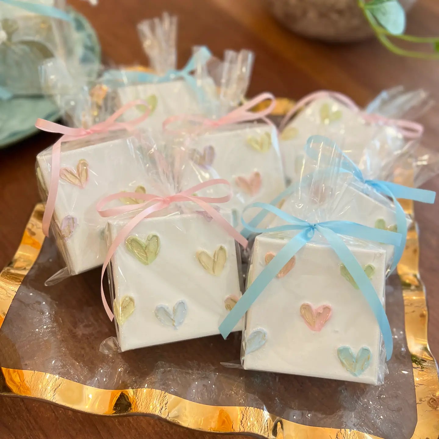 Pastel Heart Painting