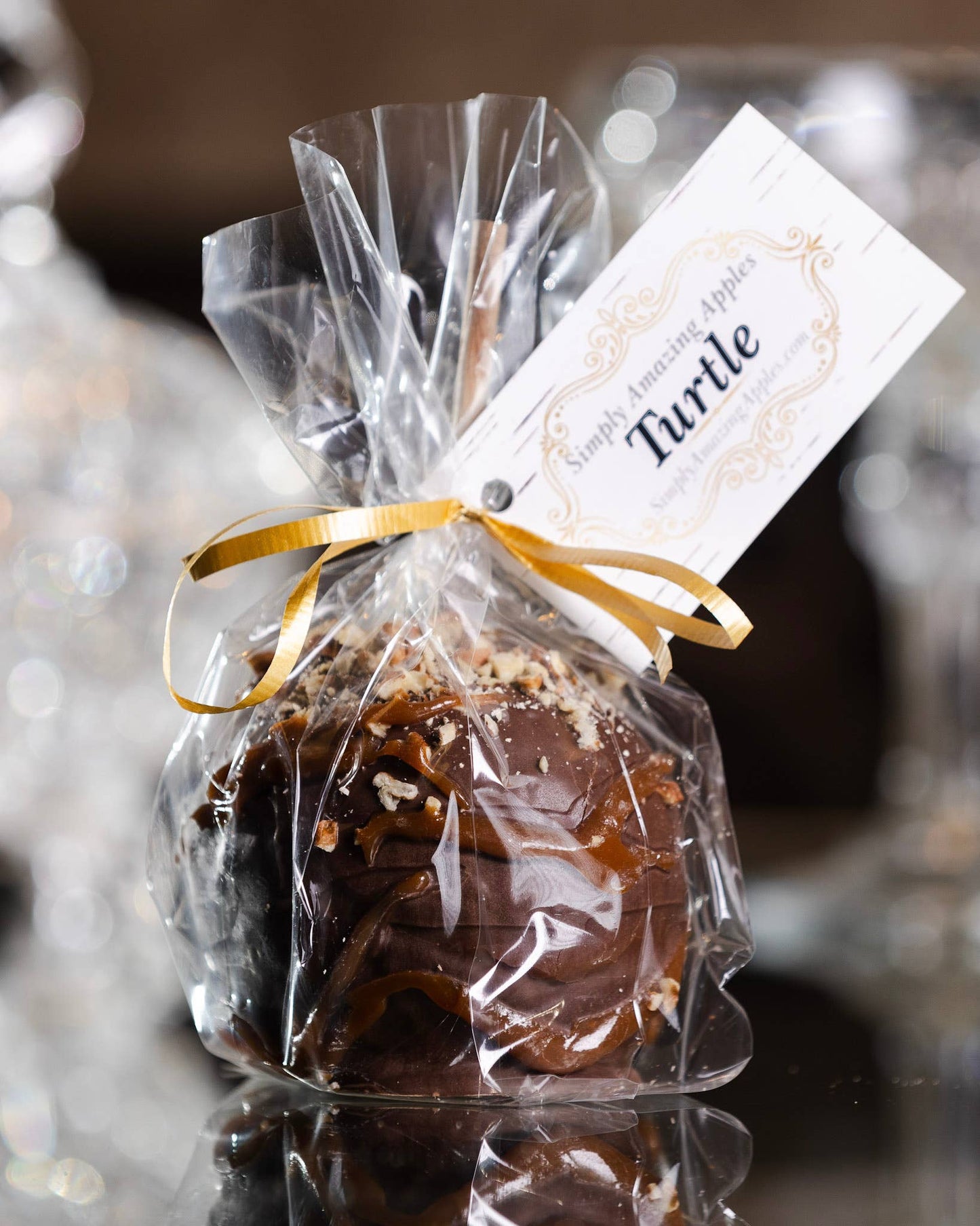 Turtle Chocolate Caramel Apple