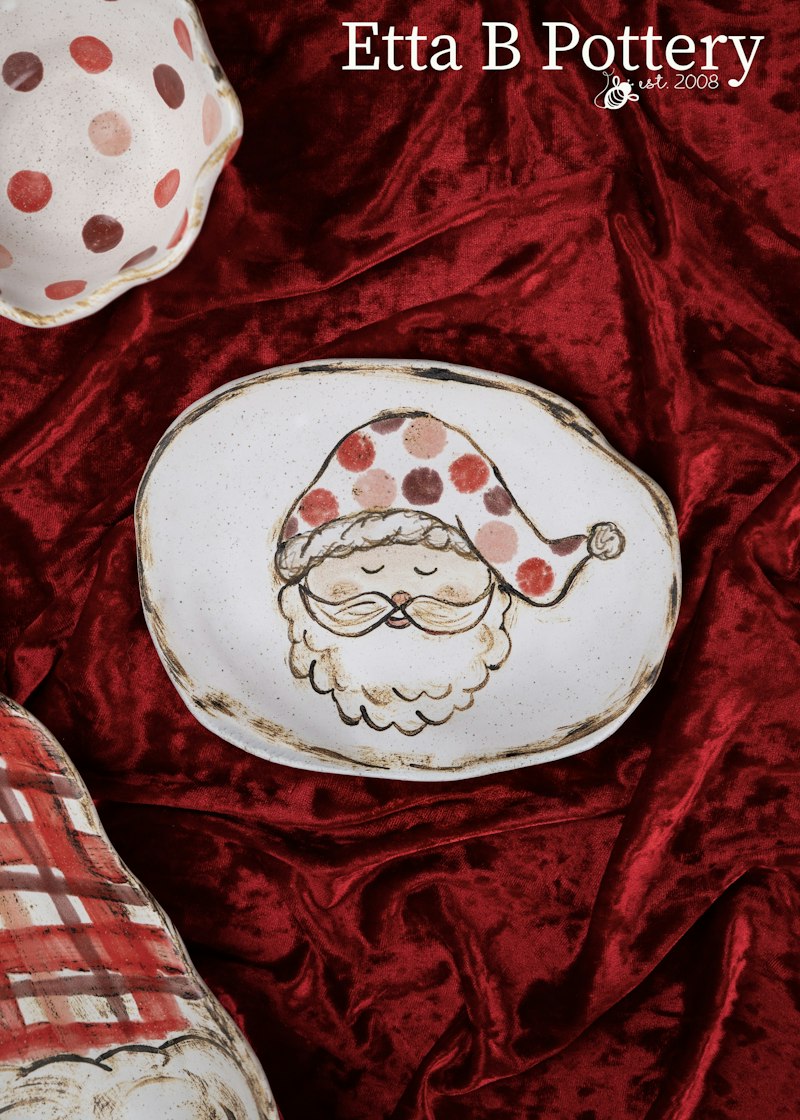 Mr Claus Oval Dish