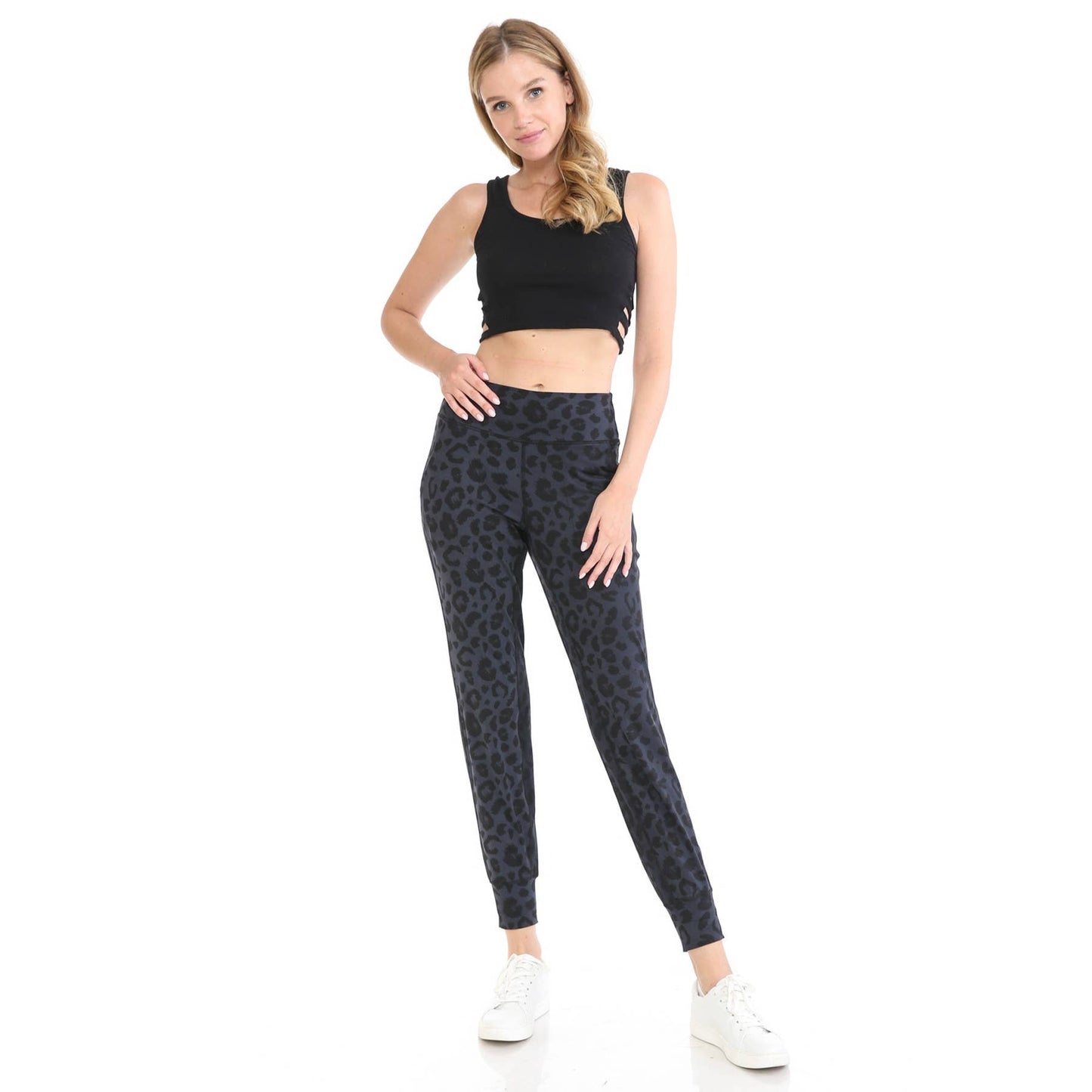 Cozy Leopard Joggers