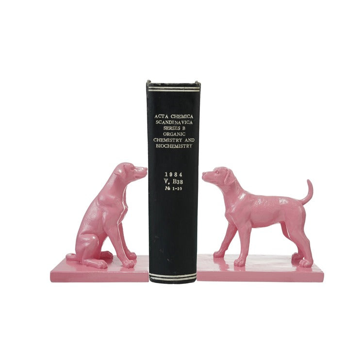 Resin Dog Bookend