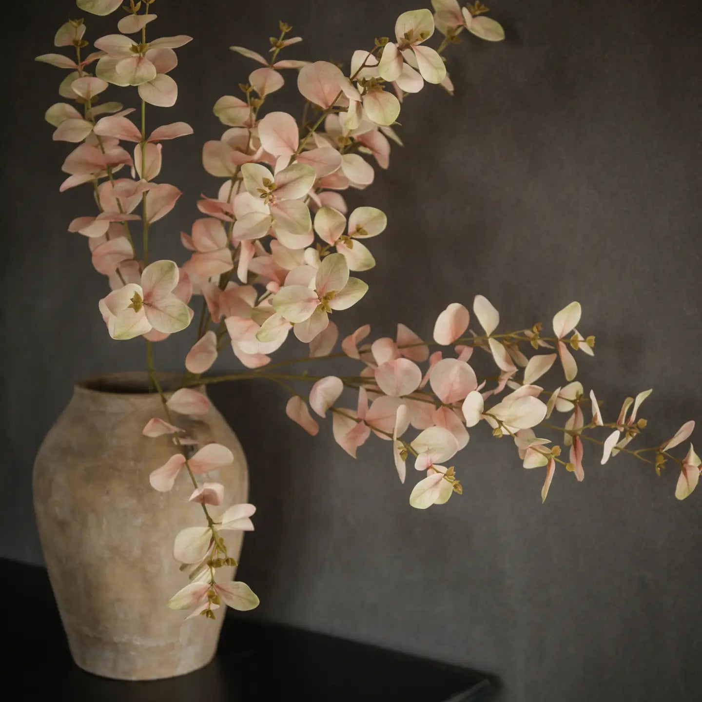 33" Pink Eucalyptus Spray