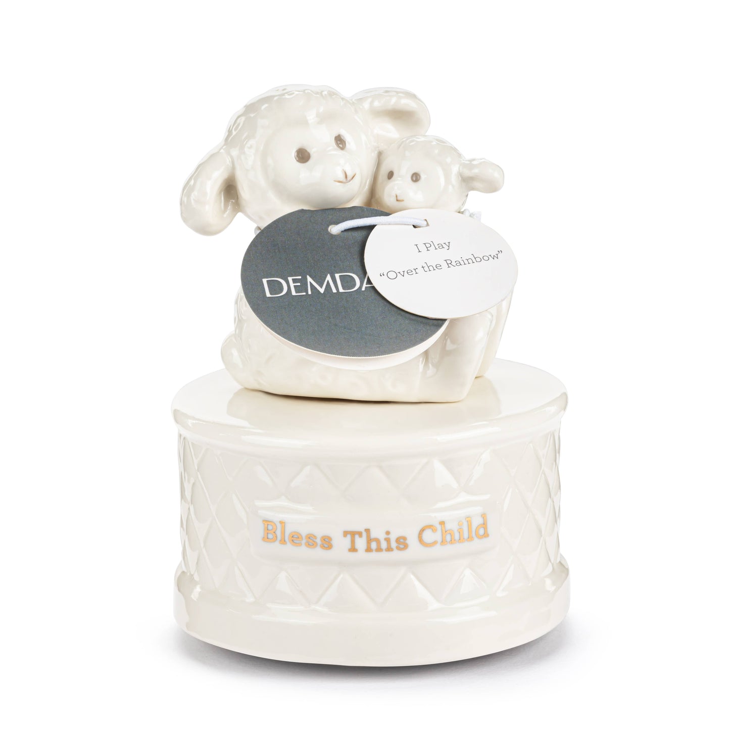 Prayer Ceramic Lamb Music Box
