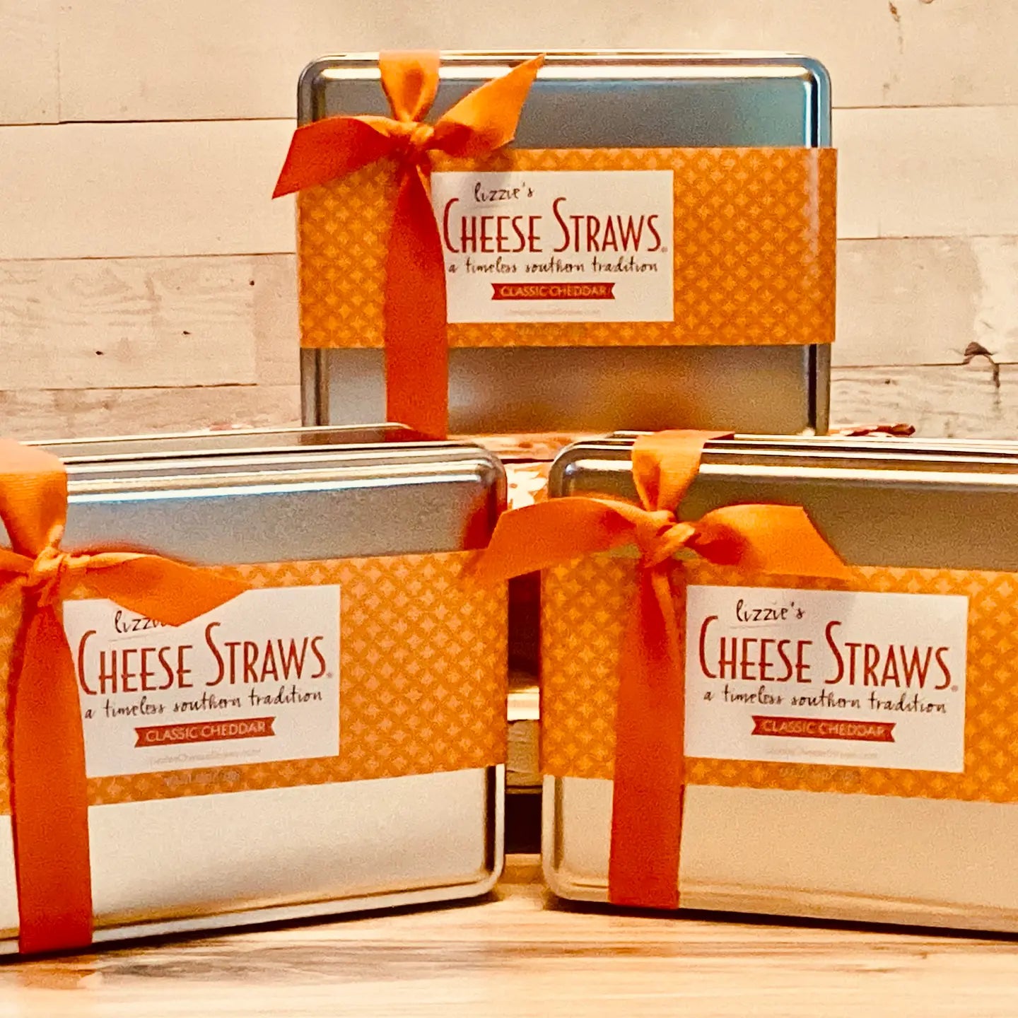 12oz Chedder Cheese Straws Tin