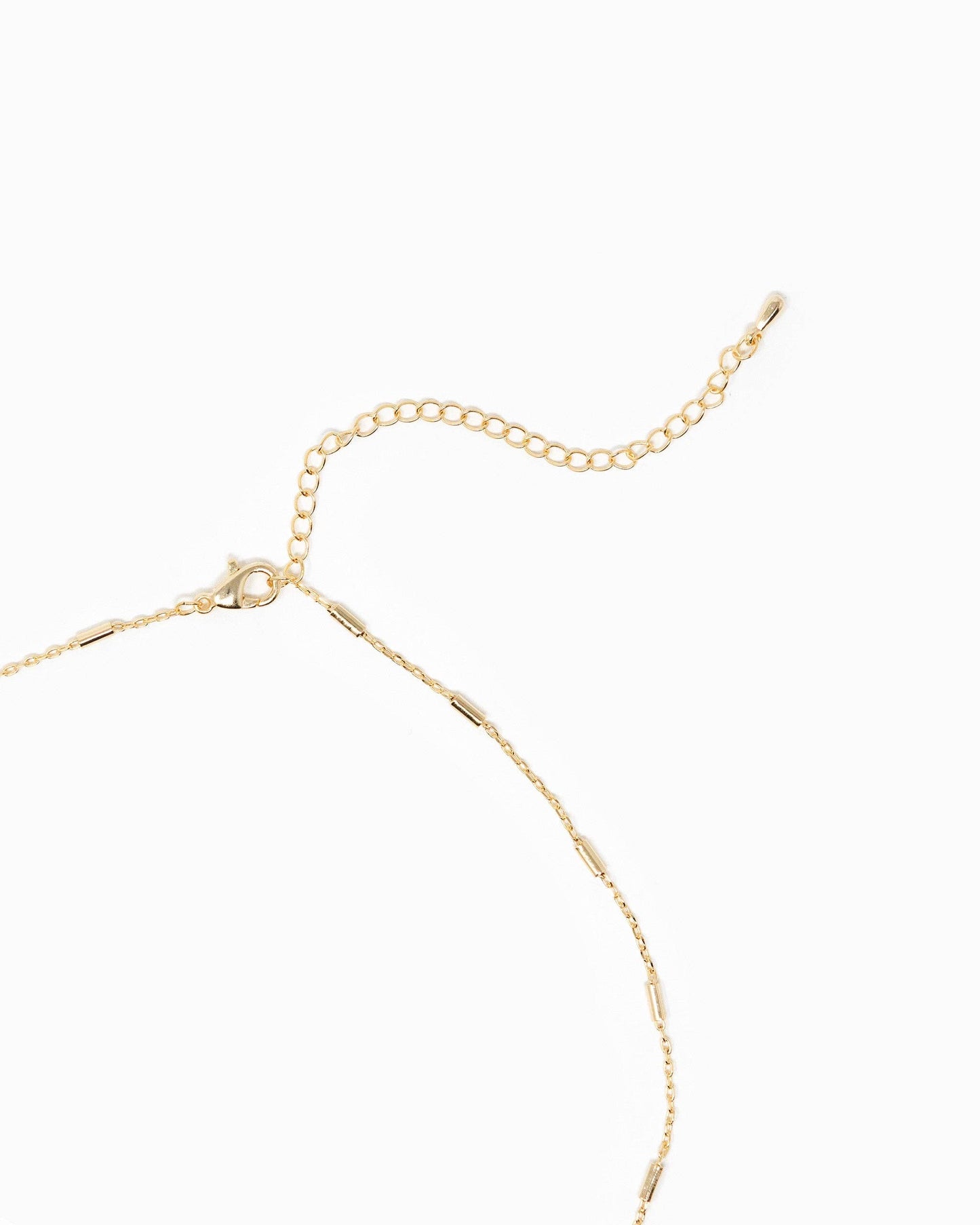 Baguette CZ Pendant Necklace