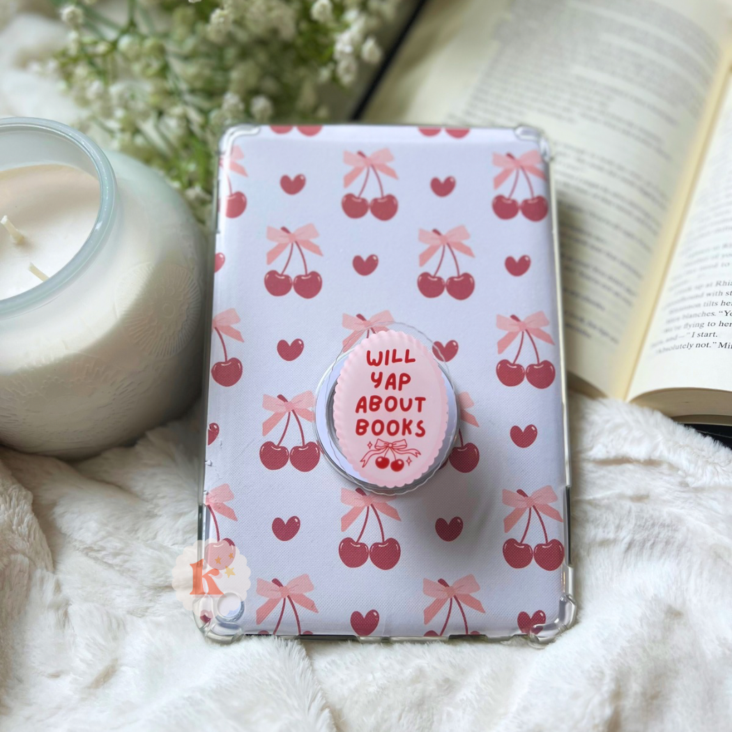 "Will Yap About Books" Kindle Grip