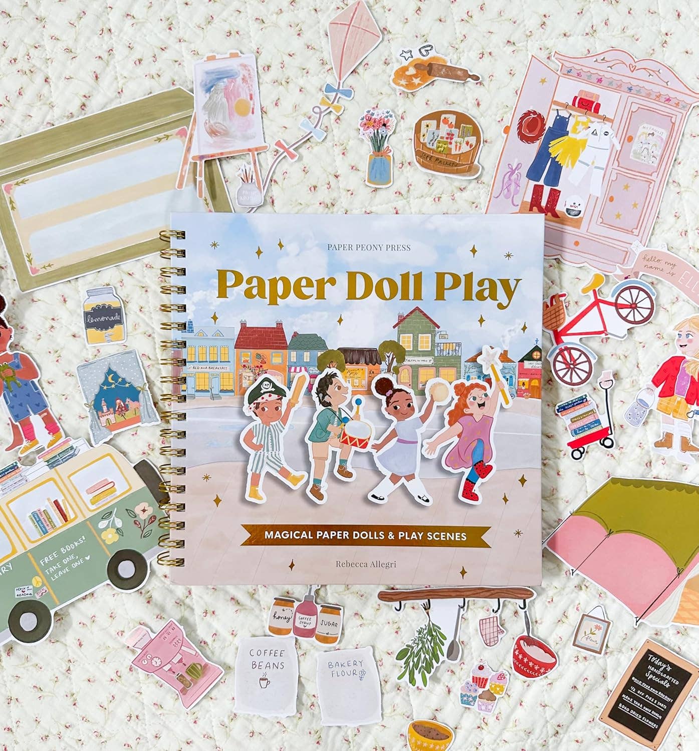 Paper Doll Play: Magical Paper Dolls Book