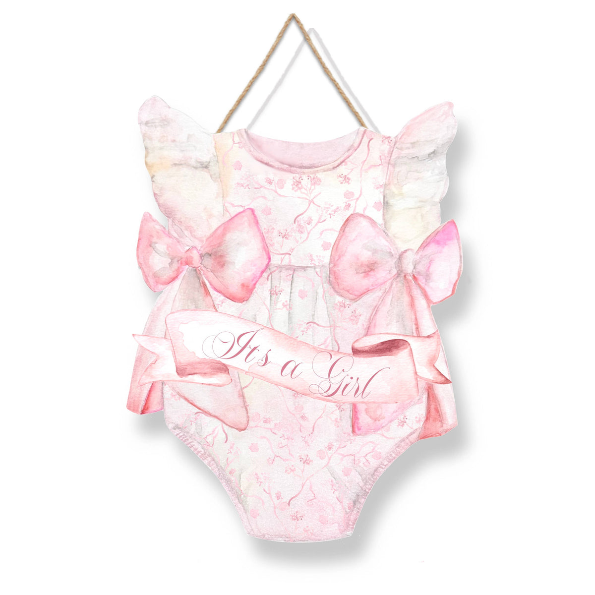 "It's A Girl" Door Hanger