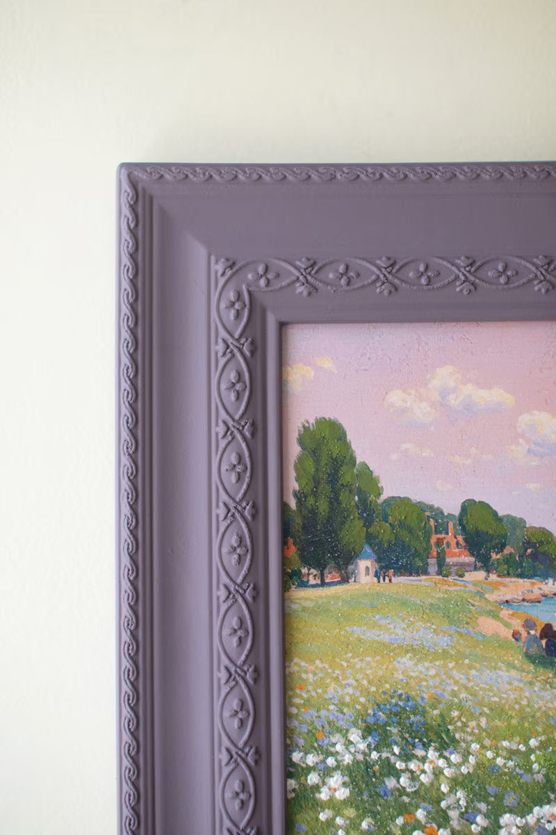 Lavender Landscape Painting