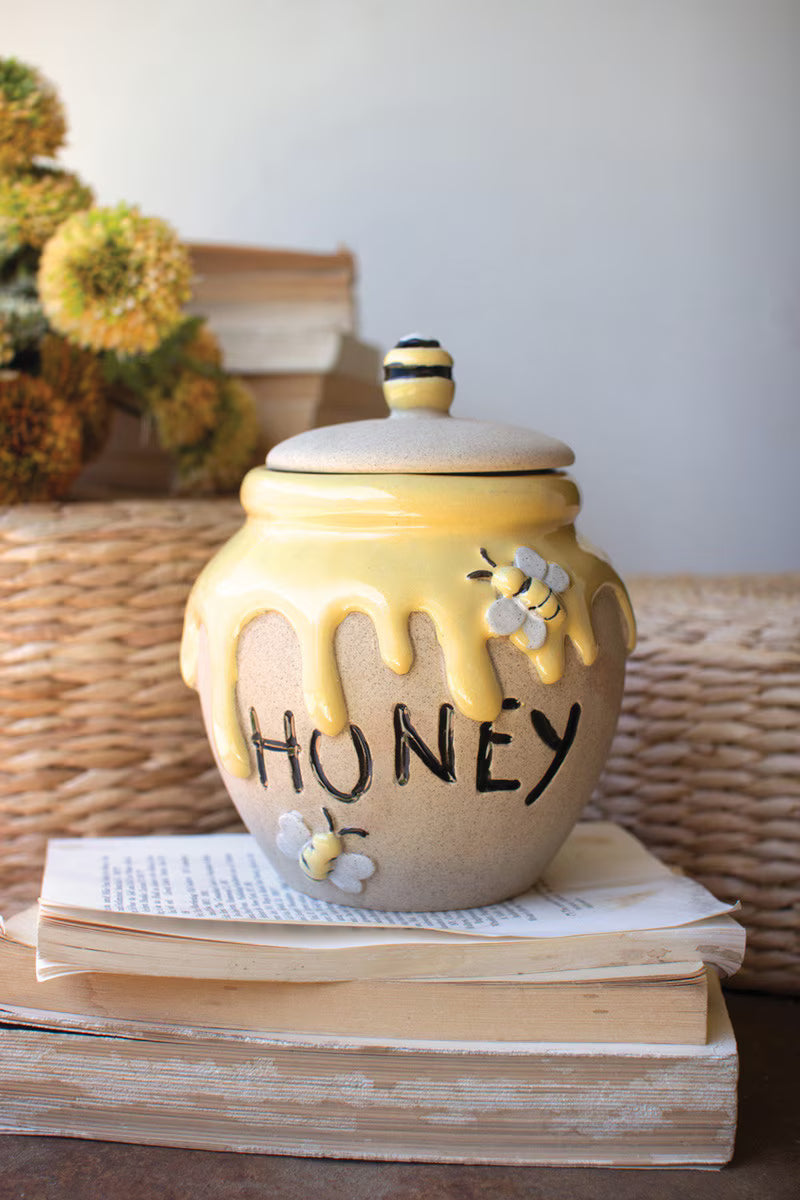 Ceramic Honey Jar