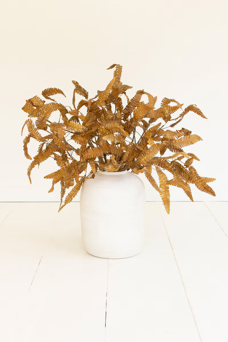 39" Brown Leaf Spray