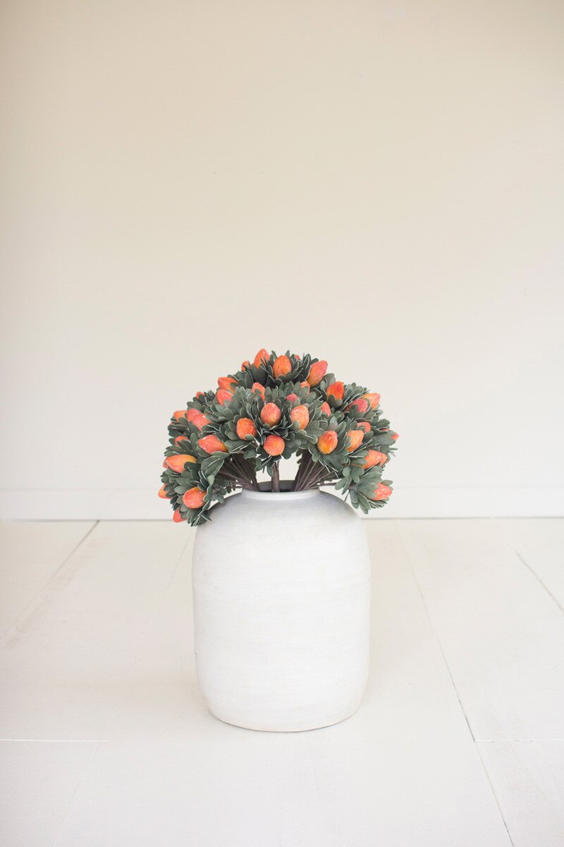 24" Orange Botanical